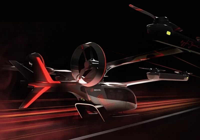 No momento, você está visualizando Embraer apresenta carro voador “Eve” inspirado em Ayrton Senna