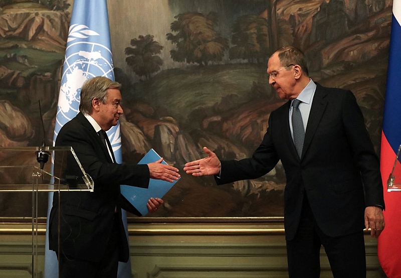 No momento, você está visualizando Chefe da ONU viaja a Moscou em pedido de paz e fim da guerra