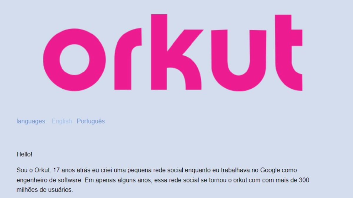 No momento, você está visualizando ORKUT: Site é reativado e fundador promete novidades “em breve”