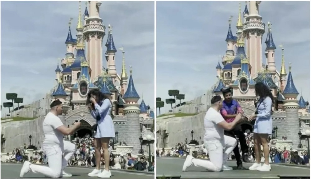 No momento, você está visualizando Funcionário da Disney viraliza ao atrapalhar pedido de casamento