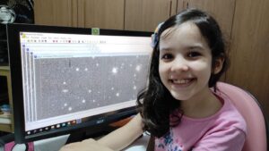 Leia mais sobre o artigo Caçadora de Asteróides de 9 anos é eleita criança prodígio do mundo