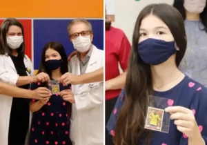 Leia mais sobre o artigo Menina doa figurinha rara de Neymar para ajudar hospital