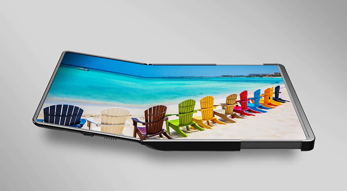 No momento, você está visualizando Samsung mostra tela de celular dobrável e enrolável