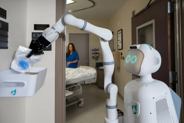 No momento, você está visualizando Sem enfermeiros, mais um hospital adere ao uso do robô Moxi