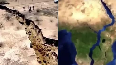 No momento, você está visualizando África começa a se dividir em duas formando novo oceano