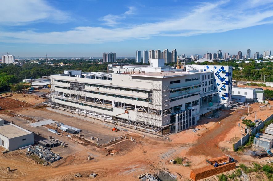 No momento, você está visualizando Hospital Central de Cuiabá já tem 90% das obras executadas