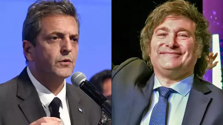 No momento, você está visualizando Pesquisa eleitoral coloca Javier Milei  à frente de Sergio Massa