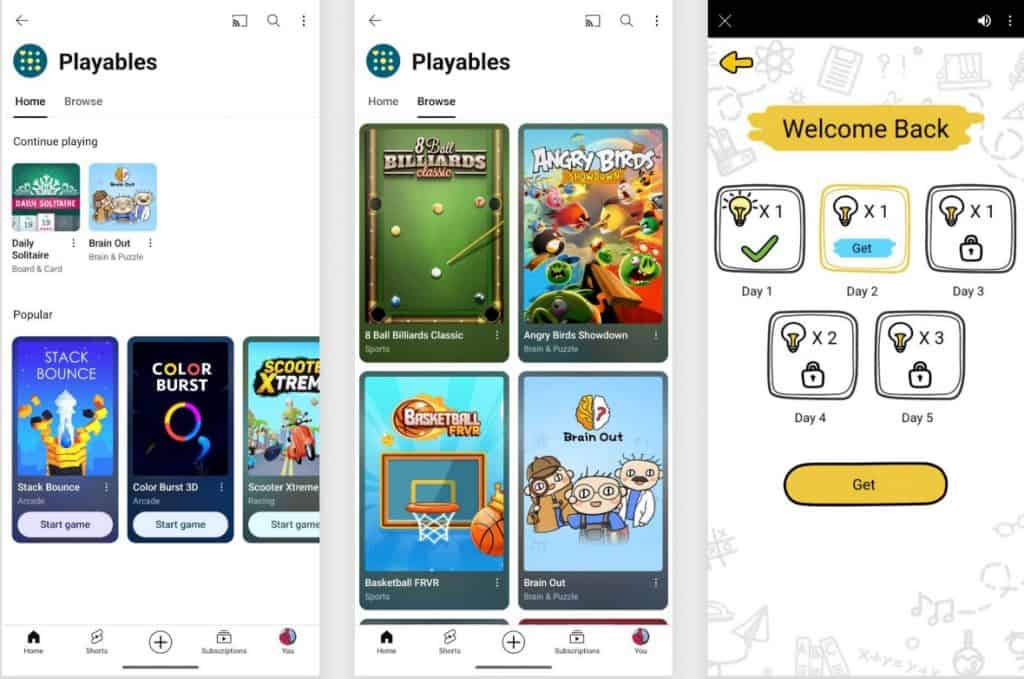 No momento, você está visualizando YouTube entra no mundo dos jogos com mais de 30 títulos