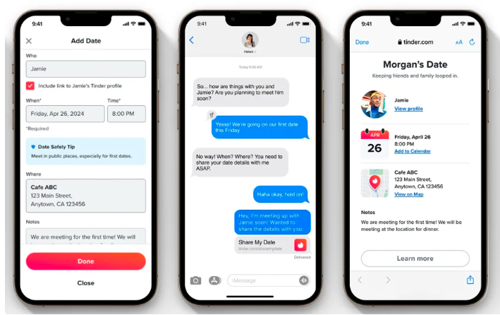 Você está visualizando atualmente Tinder lança ‘Compartilhar Meu Date’, novo recurso de segurança