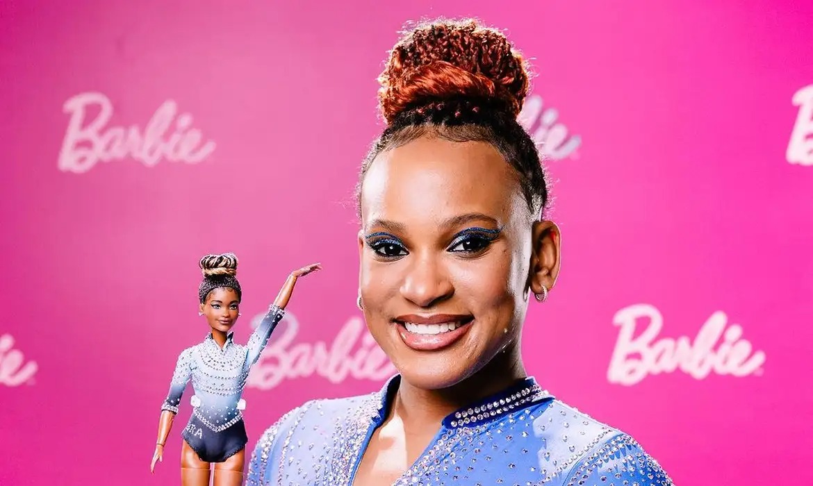 No momento, você está visualizando Rebeca Andrade ganha sua própria versão da boneca Barbie