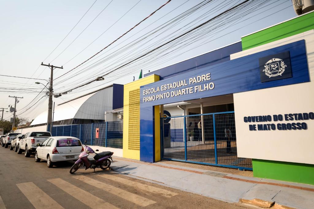 No momento, você está visualizando Governo de MT entrega Escola Estadual Padre Firmo em Cuiabá