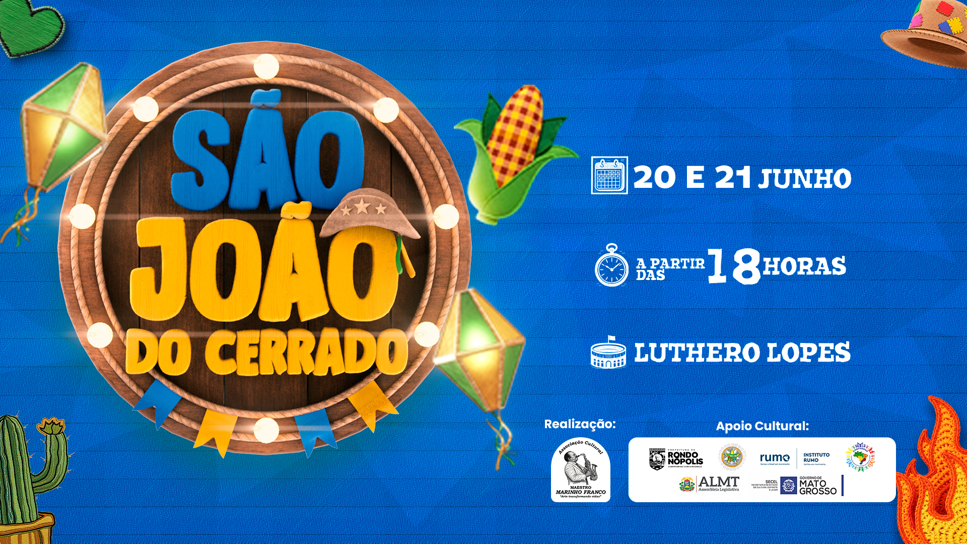 No momento, você está visualizando São João do Cerrado agita Rondonópolis no próximo fim de semana