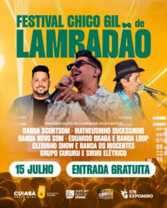 Leia mais sobre o artigo Festival de Lambadão valoriza artistas locais e ritmo cuiabano