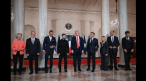 Leia mais sobre o artigo Líderes europeus elogiam esforços de Trump para pôr fim à guerra na Ucrânia