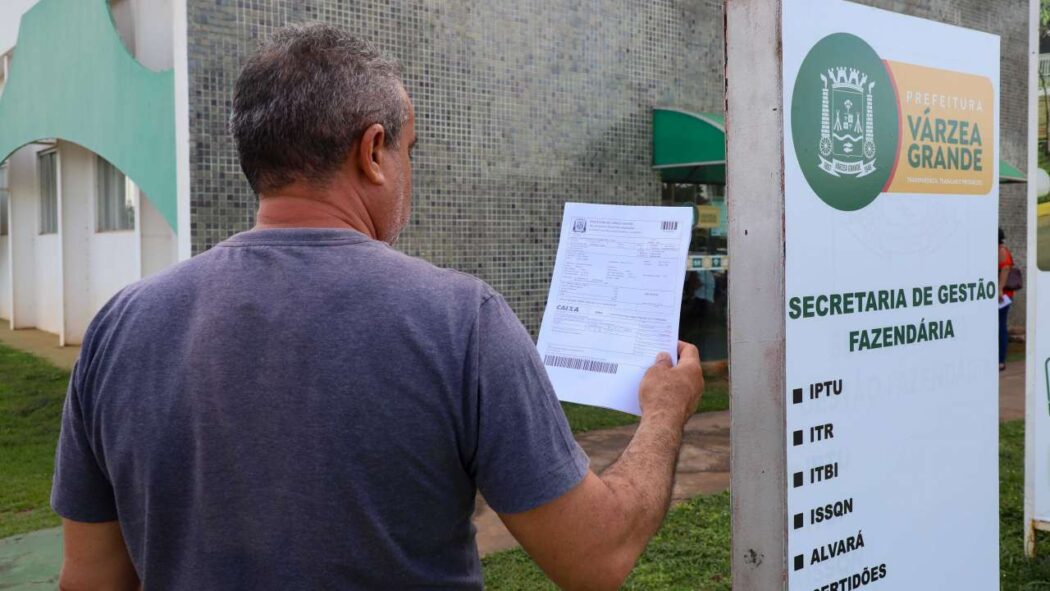 No momento, você está visualizando Várzea Grande prorroga prazo para pagamento do IPTU com 20% desconto