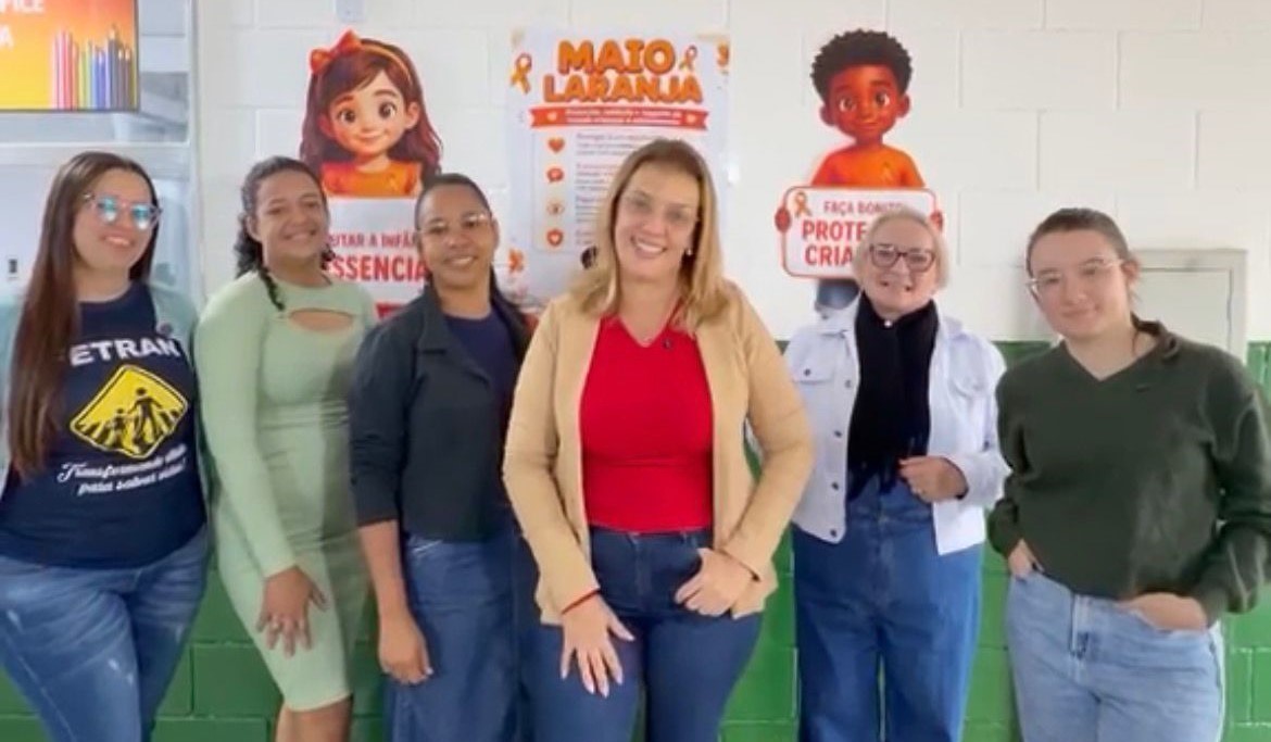 No momento, você está visualizando Escolas municipais de Várzea Grande intensificam ações do Maio Laranja com palestras e atividades educativas