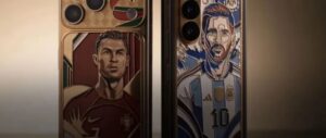 Leia mais sobre o artigo Marca lança celulares de Messi e Cristiano Ronaldo banhados a ouro