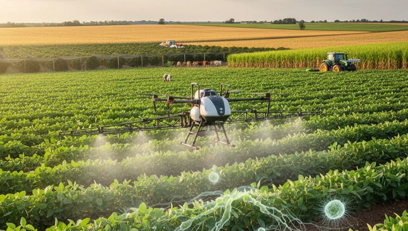 No momento, você está visualizando Brasil chega a 46 milhões de hectares tratados com bioinsumos no 1º semestre