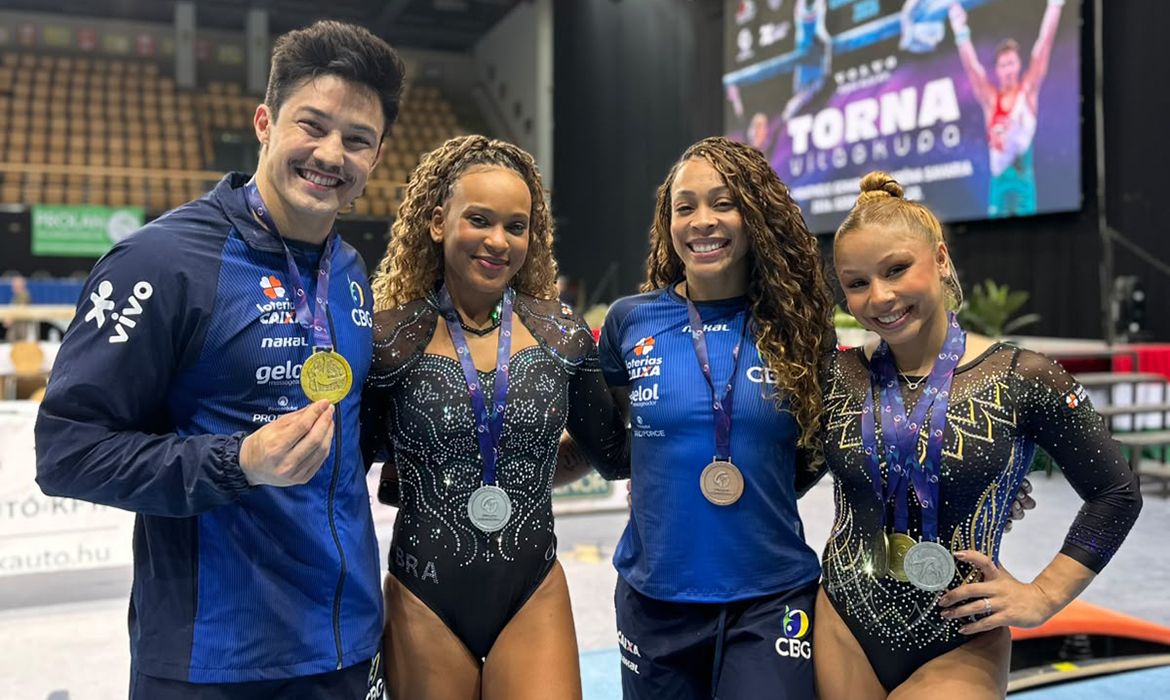 No momento, você está visualizando Brasil fecha Copa do Mundo de ginástica com mais cinco medalhas