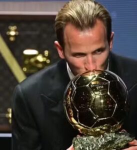 Leia mais sobre o artigo BOLA DE OURO 2026: Harry Kane é eleito o melhor jogador do mundo