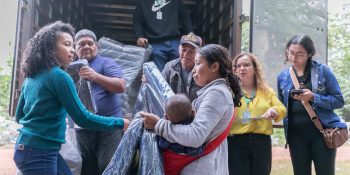 Cuiabá entrega cobertores e filtros a indígenas Warao