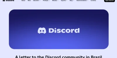 Discord suspende recursos em vídeo após decisão da ANPD