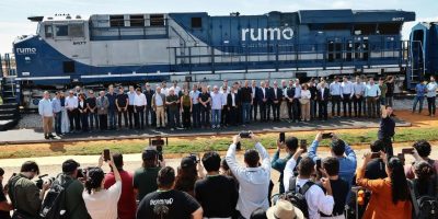 Governo de MT e Rumo inauguram 1º trecho da Ferrovia Estadual