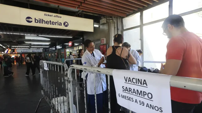 Ministério da Saúde reforça chamamento vacina contra o sarampo