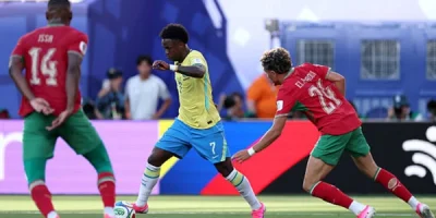 Vini Jr. marca golaço, mas Brasil só empata com Marrocos